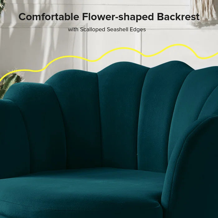 Hendrix Velvet Barrel Chair